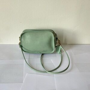 Coach Vintage crossbody mint green